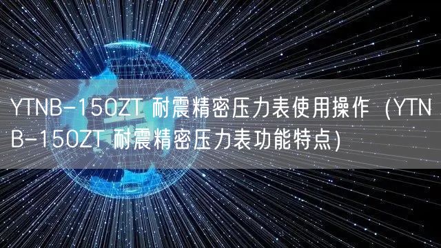 YTNB-150ZT 耐震精密壓力表使用操作（YTNB-150ZT 耐震精密壓力表功能特點）(圖1)